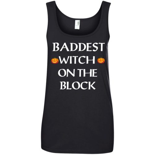 Baddest Witch On The Block Halloween Shirt, Hoodies, Tank