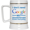 I Don't Need Google My Grandfather Knows Everything Mug Coffee