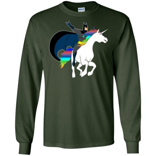 Batman Riding An Uniconrn T Shirts
