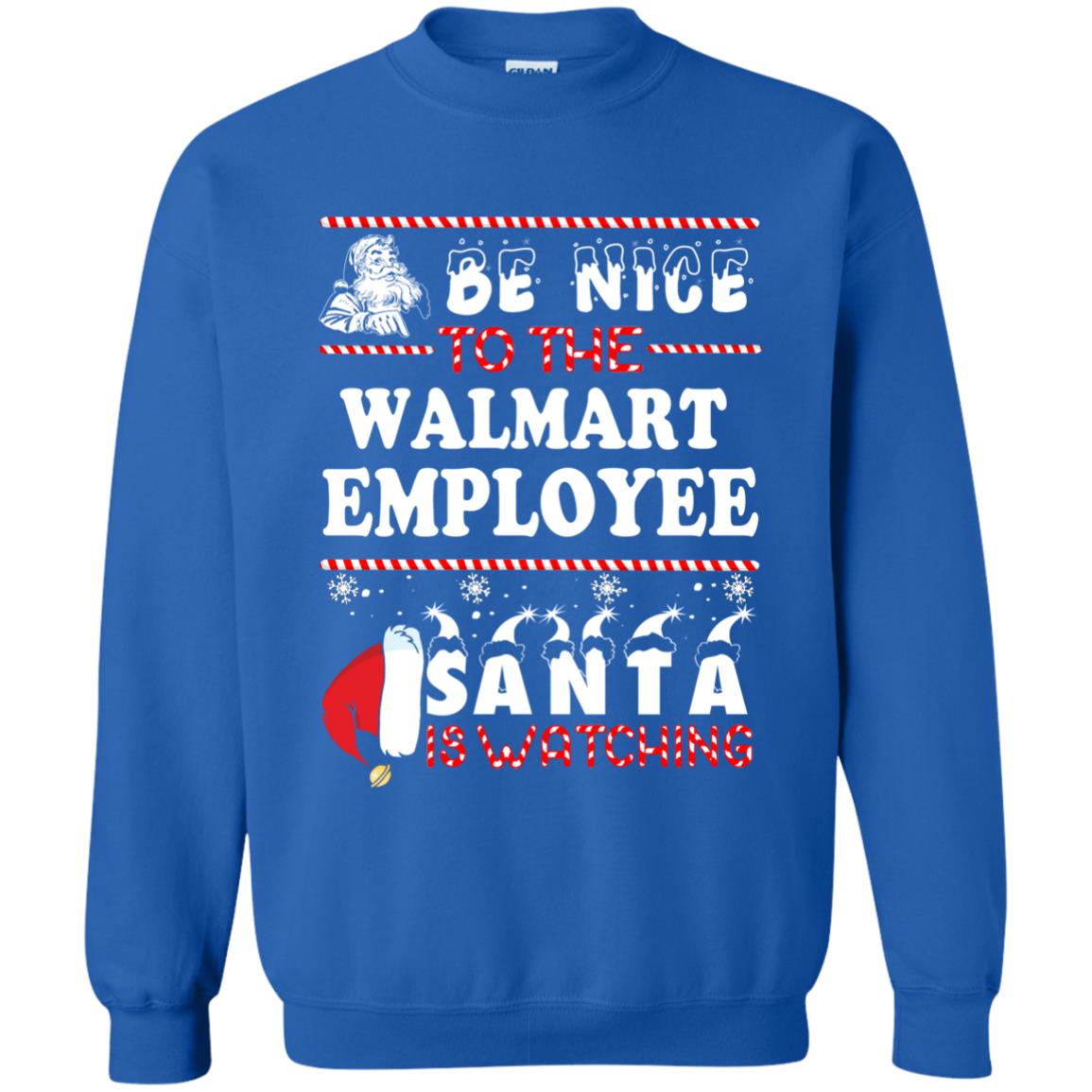 Be Nice To The Waffle House Employee Santa Is Watching T-Shirts