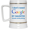 I Don't Need Google My Daughter Knows Everything Mug Coffee