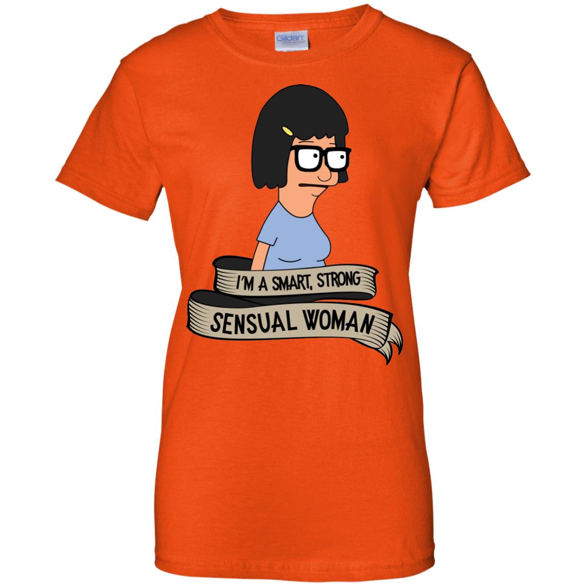 tina bob's burgers i'm a smart, strong, sensual woman makeup bag