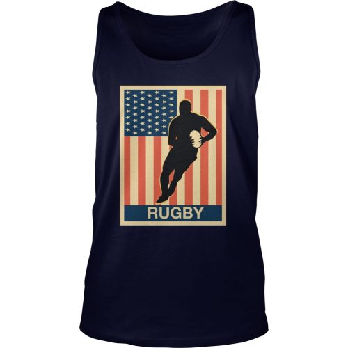 American Flag Rugby Shirt