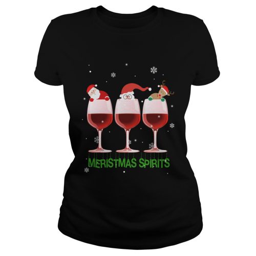 Christmas Spirits Wine Shirt