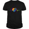 LGBT Rainbow Heartbeat Shirt