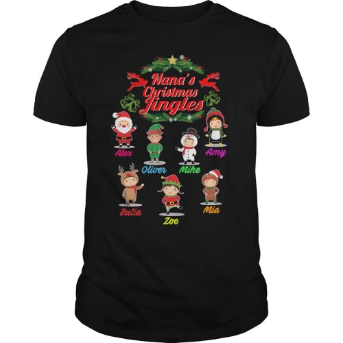 My Christmas Jingles Customized with Names Shirt