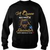 A Queen Was Born In December Happy Birthday To Me Shirt