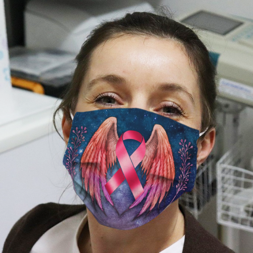 Breast Cancer Awareness Mask Protective PM2.5 Filter