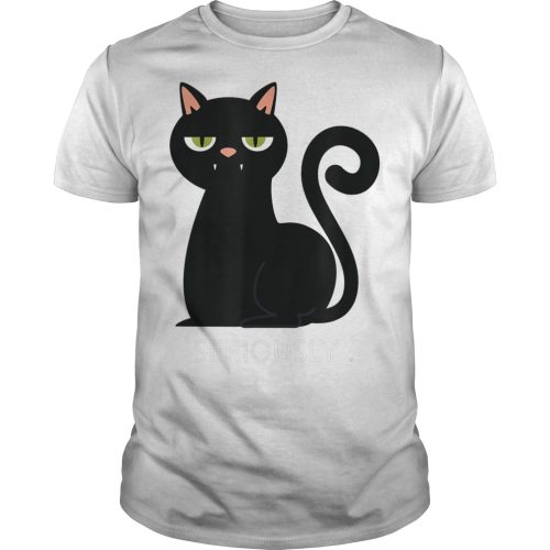 A cat looks sarcastically at the scary halloween costumes Shirt