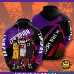 Los Angeles Lakers Kobe Bryant 24 Signature 3D Hoodie - Freedomdesign