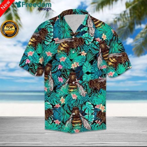 Bee Tropical Hawaiian Shirt | Unisex