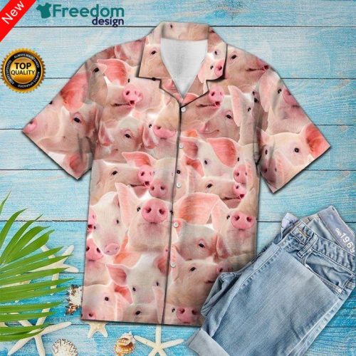 Happy Pig Hawaiian Shirt | Unisex
