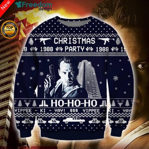 Die Hard Knitting 3D All Over Print Christmas Sweater