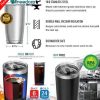 Sloth Stay Out Of My Bubble Stainless Steel Tumbler Cup 20oz