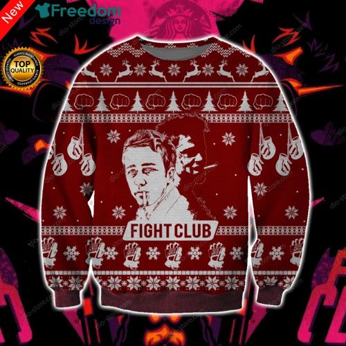 Fight Club 3D All Over Print Christmas Sweater