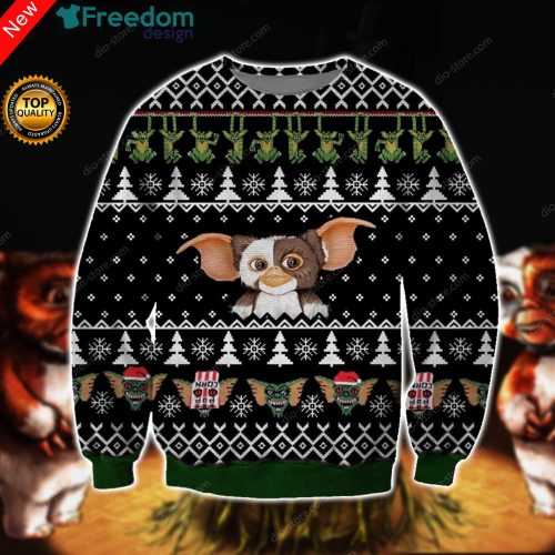 Gremlins Knitting 3D All Over Print Christmas Sweater