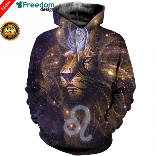 3D All Over Printed Leo Zodiac T Shirt Hoodie