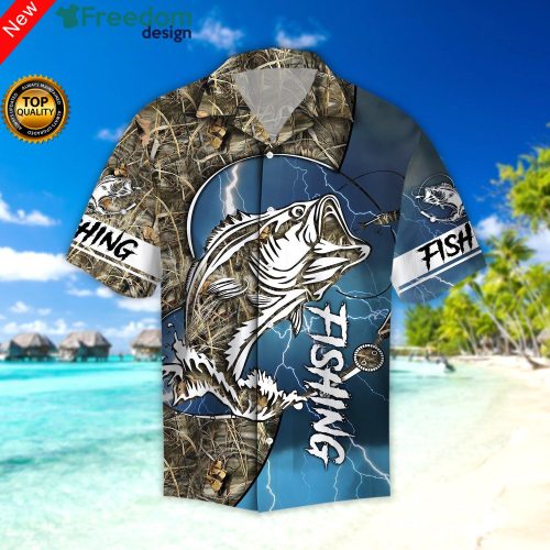 Bass Fishing Sport Hawaiian Shirt | Unisex