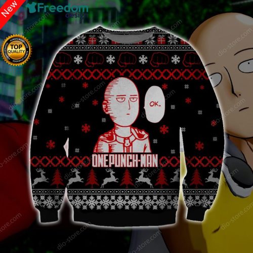 One Punch Man 3D All Over Print Christmas Sweater