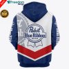 3D All Over Printed Pabst Blue Ribbon Hoodie
