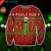 Pickle Rick 3D All Over Print Christmas Sweater
