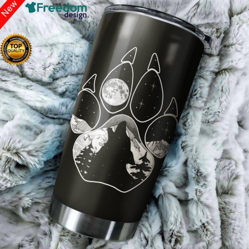 Wolf Stainless Steel Tumbler Cup 20oz