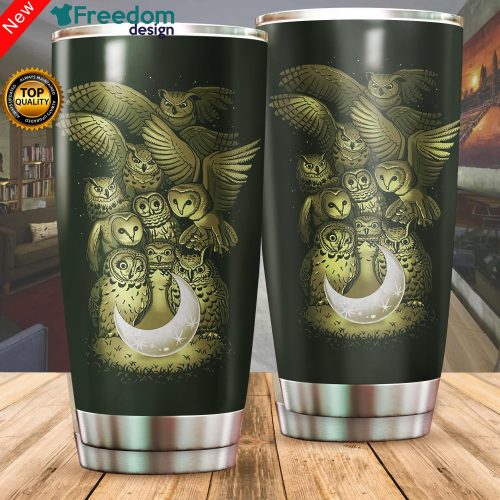 Owl Stainless Steel Tumbler Cup 20oz