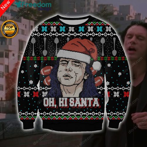 Oh Hi Santa 3D All Over Print Sweater