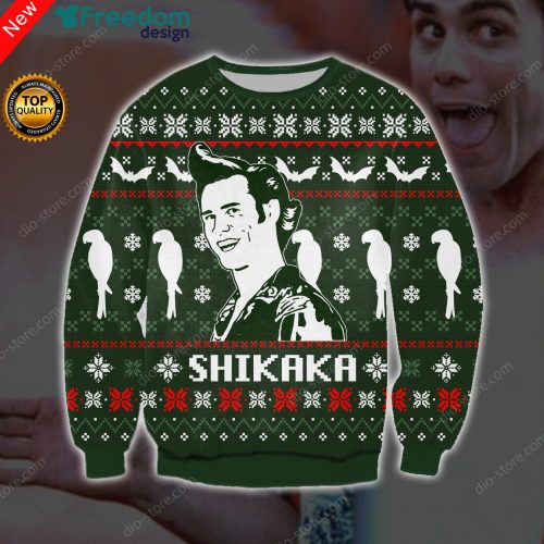Shikaka Knitting 3D All Over Print Sweater