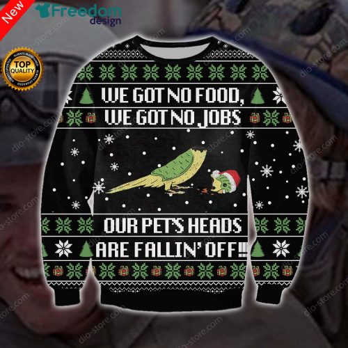 Our Pets Heads Are Falling Off Knitting 3D All Over Print Sweater