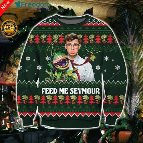 Feed Me Seymour 3D All Over Print Sweater