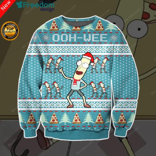 Mr. Poopy Butthole Knitting 3D All Over Print Sweater