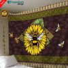 Hippie Bees With The Gorgeous Sunflower Tapestry