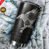Vikings The Raven Of Odin Stainless Steel Tumbler Cup 20oz