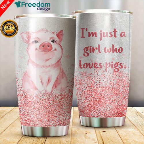 Piggy Lovers Stainless Steel Tumbler Cup 20oz