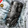 Vikings Tattoo Style Stainless Steel Tumbler Cup 20oz