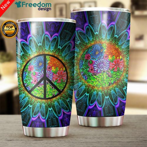 Hippie Stainless Steel Tumbler Cup 20oz