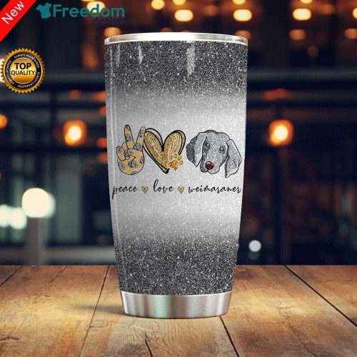 Weimaraner Facts Stainless Steel Tumbler Cup 20oz