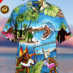 Amazing Bigfoot Hawaiian Shirt | Unisex