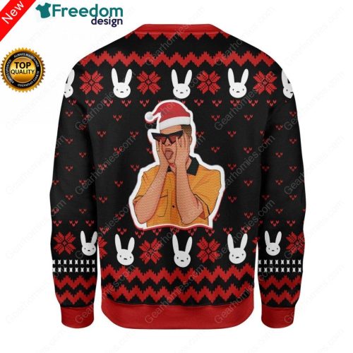 Bad Bunny Ugly Sweater Christmas