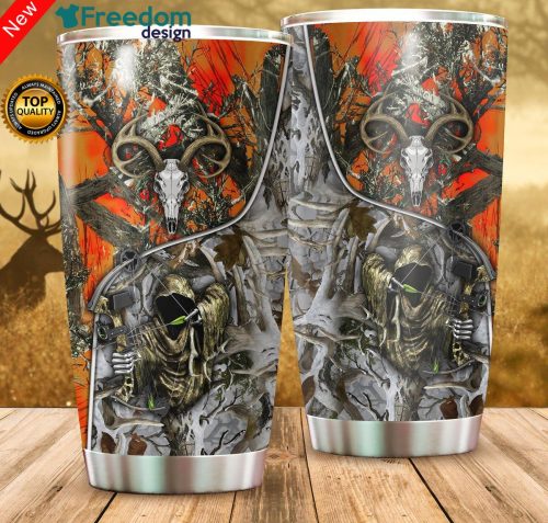 Bow Hunting Stainless Steel Tumbler Cup 20oz