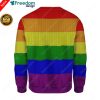 LGBT Flag Ugly Christmas Sweater