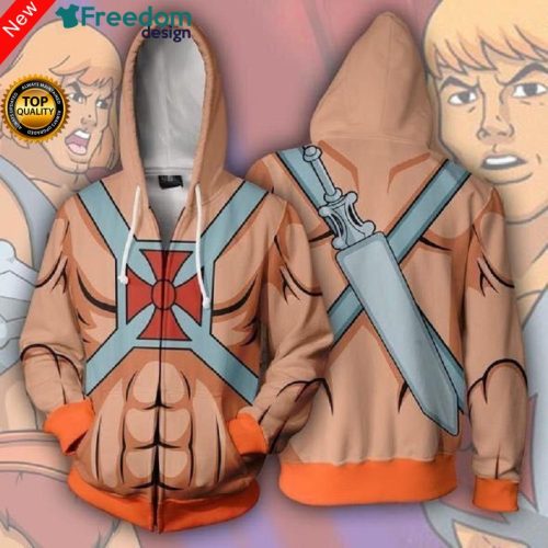 2019 New He Man: Master Of The Universe Zip Up Hoodie