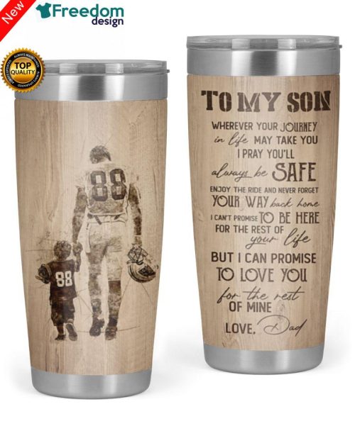 To My Son Father & Son Tumbler Cup 20oz