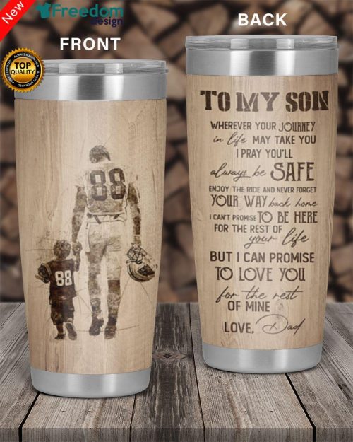 To My Son Father & Son Tumbler Cup 20oz