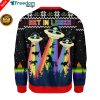 LGBT Alien Christmas Ugly Sweater