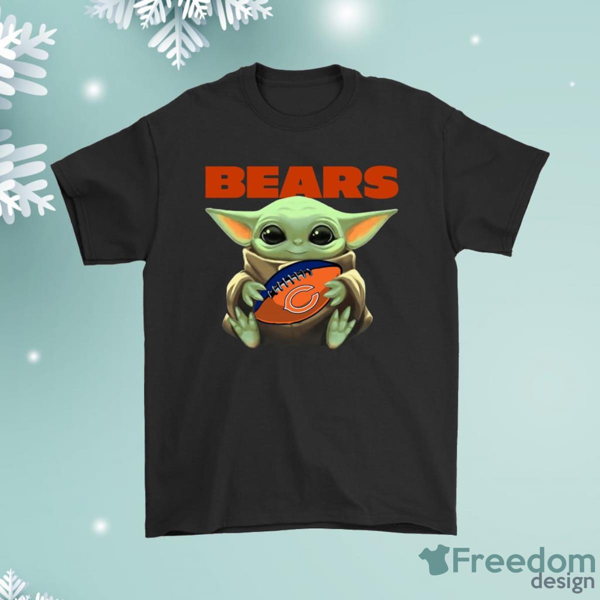 Baby Yoda Loves The Chicago Bears Star Wars Shirt - Freedomdesign