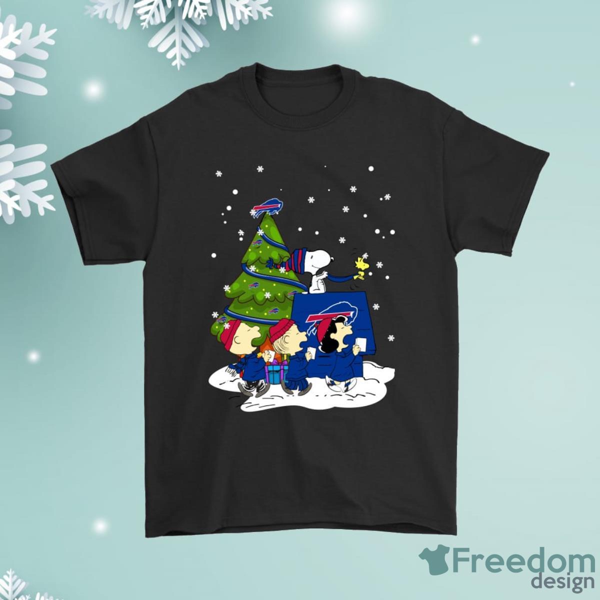 Buffalo Bills Are Coming To Town Snoopy Christmas Shirt Product Photo 1