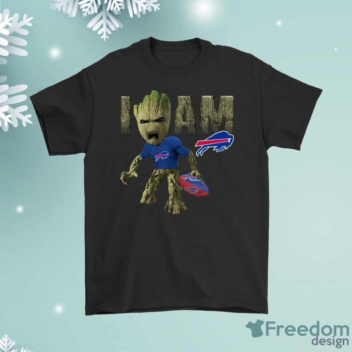 Groot I Am Buffalo Bills Football Shirt Product Photo 1