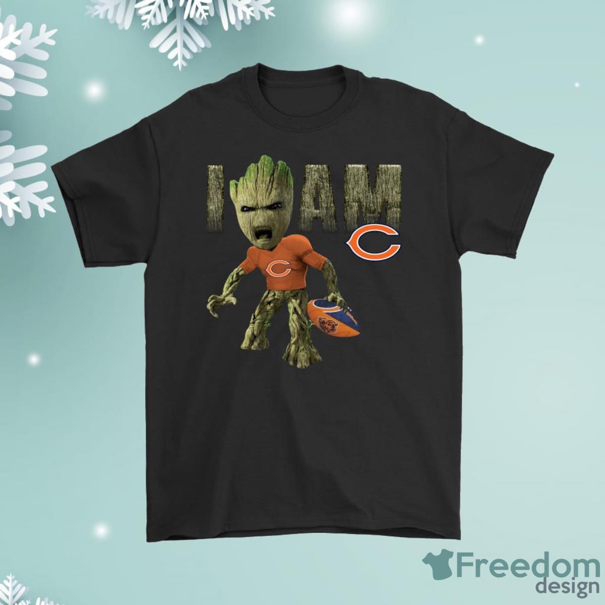 Groot I Am Chicago Bears Football Shirt Product Photo 1